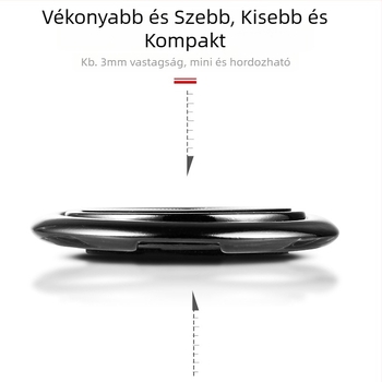 Alumínium ötvözet körtextúrájú gyűrűtartó – univerzális autóhoz, tabletához és telefonhoz