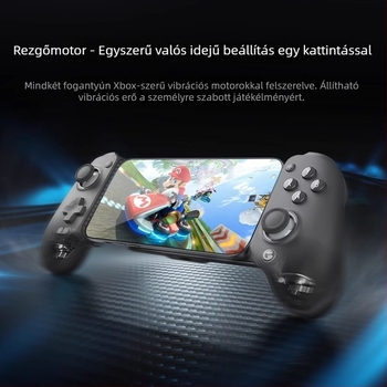 GameSir G8+ vezeték nélküli játékkontroller Bluetooth-kapcsolattal, USB-C interfésszel, rezgés funkcióval, PC-hez, Switch-hez és mobil eszközökhöz
