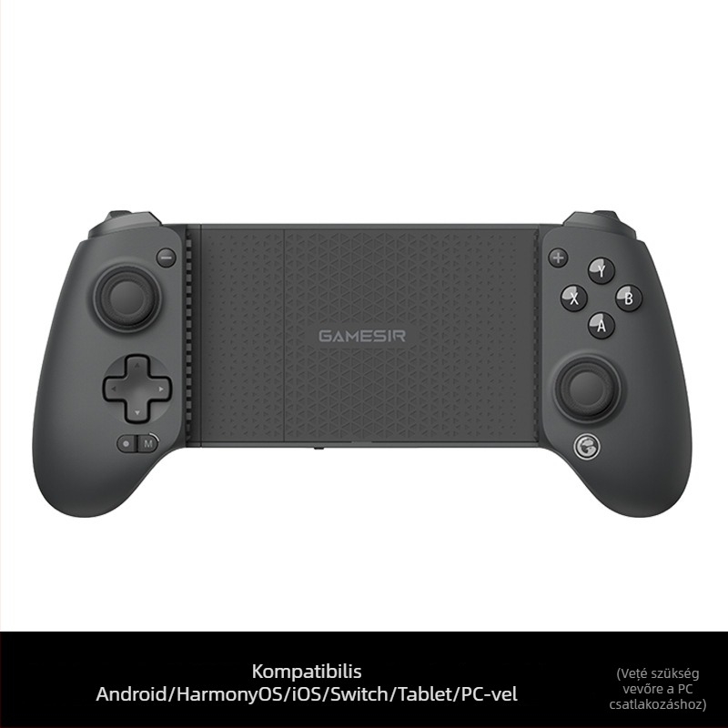 GameSir G8+ vezeték nélküli játékkontroller Bluetooth-kapcsolattal, USB-C interfésszel, rezgés funkcióval, PC-hez, Switch-hez és mobil eszközökhöz