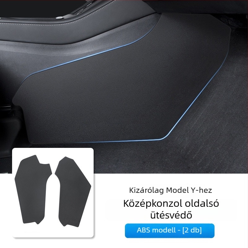 Tesla Model Y3 középkonzol plüss ütésvédő párna, vezető és utas oldalhoz; autóipari kellékek; anyag: más; töltőanyag: más; forma: más; minta: más
