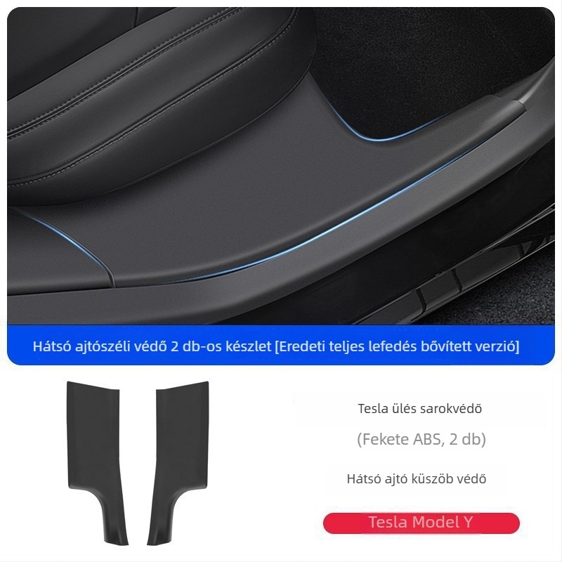 Tesla Model Y3 középkonzol plüss ütésvédő párna, vezető és utas oldalhoz; autóipari kellékek; anyag: más; töltőanyag: más; forma: más; minta: más