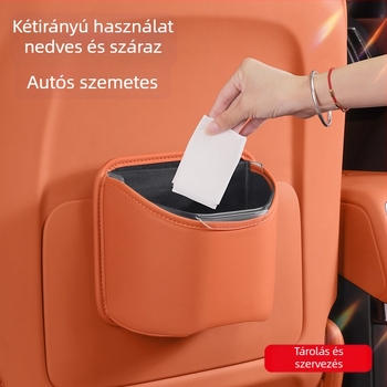 Nuoyue Autó Ülés Tároló Doboz – Vízálló Nappa bőr + ABS, Univerzális, Üléshez