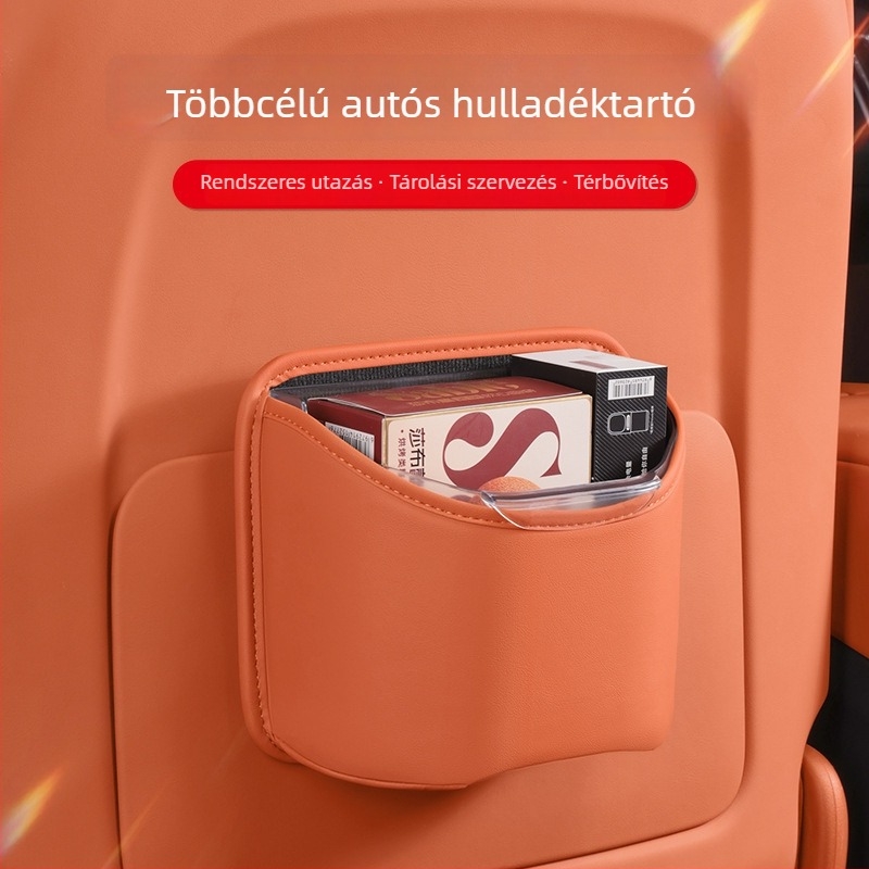 Nuoyue Autó Ülés Tároló Doboz – Vízálló Nappa bőr + ABS, Univerzális, Üléshez