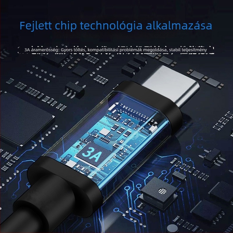 Laptop USB-C PD 65W DC töltőkábel, 1,5 m, gyors töltés