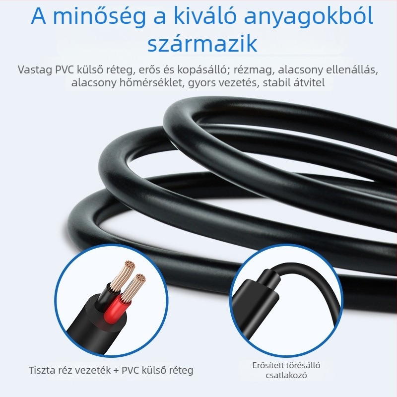 Laptop USB-C PD 65W DC töltőkábel, 1,5 m, gyors töltés
