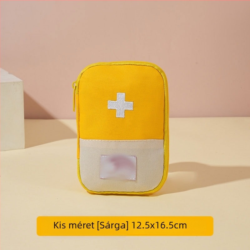 Hordozható utazási orvosi készlet – elsősegély és gyógyszer tárolás, többfunkciós