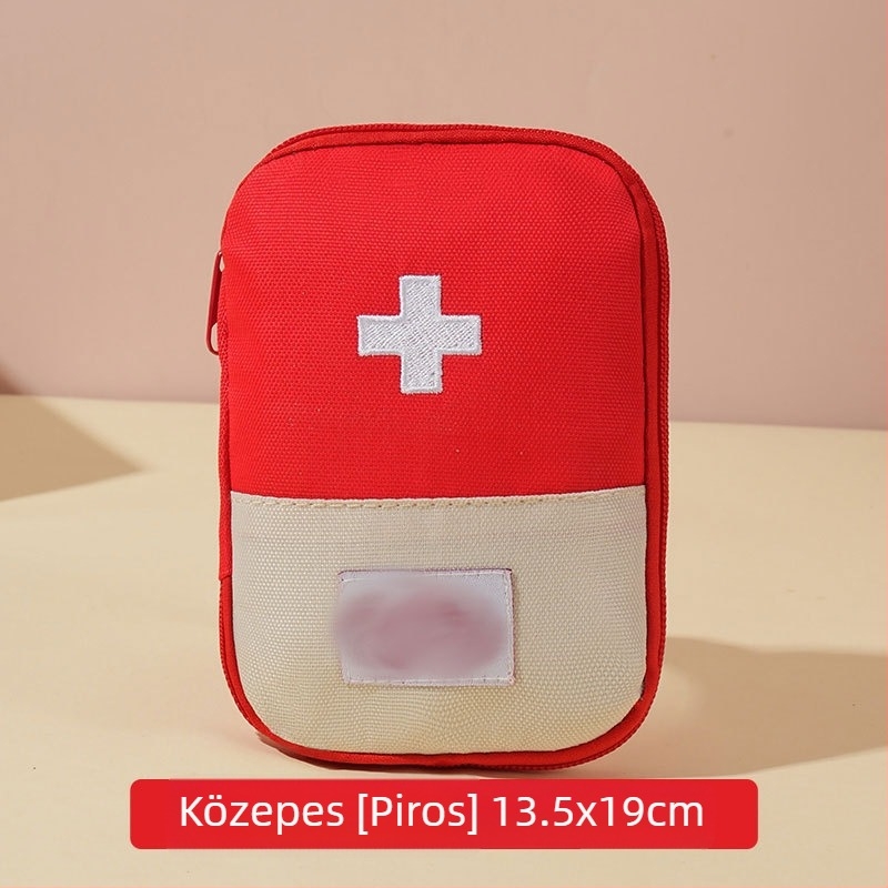 Hordozható utazási orvosi készlet – elsősegély és gyógyszer tárolás, többfunkciós