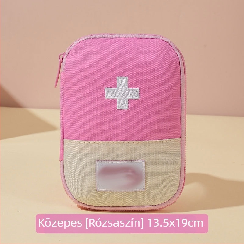 Hordozható utazási orvosi készlet – elsősegély és gyógyszer tárolás, többfunkciós