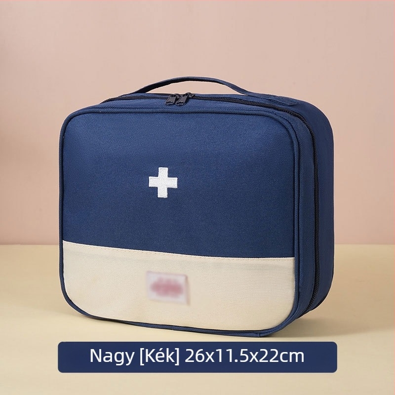 Hordozható utazási orvosi készlet – elsősegély és gyógyszer tárolás, többfunkciós