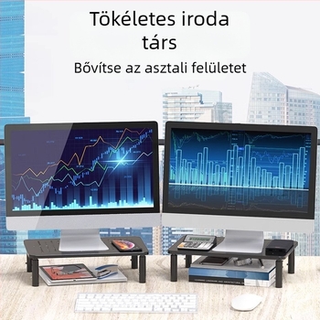Többfunkciós emelő tartó notebookhoz és monitorhoz, modell mst003, súly 1 kg, OEM gyártás