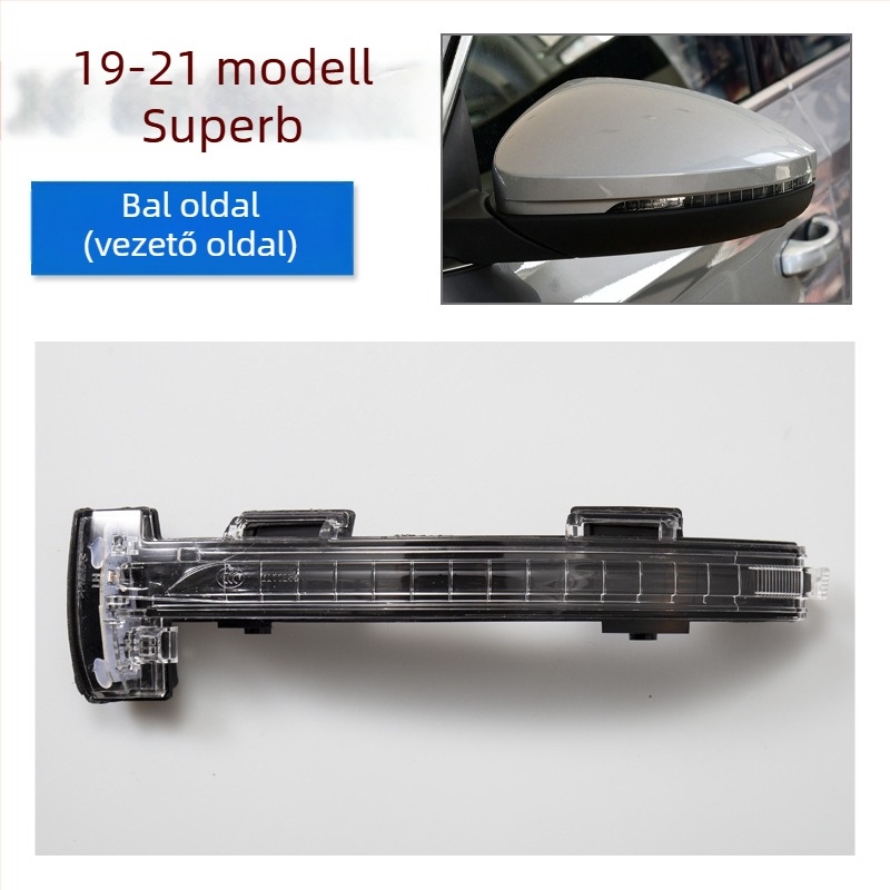 Külső tükrön található irányjelző fény Volkswagen, Skoda Superb és Octavia modellekhez, 2006–2021