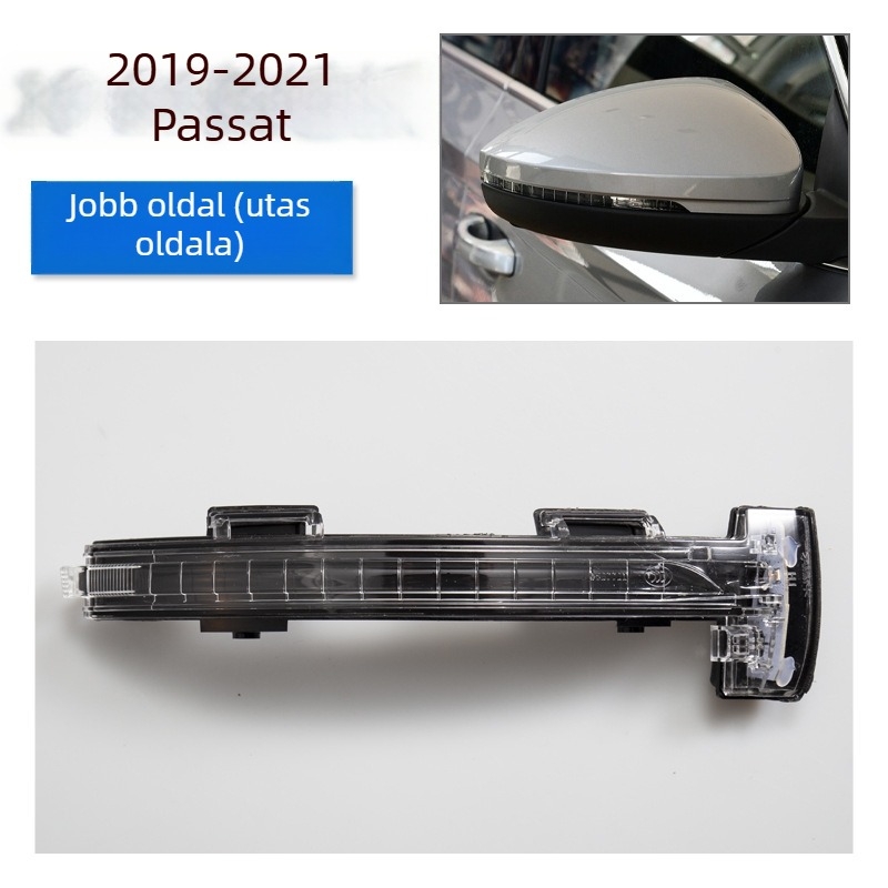 Külső tükrön található irányjelző fény Volkswagen, Skoda Superb és Octavia modellekhez, 2006–2021