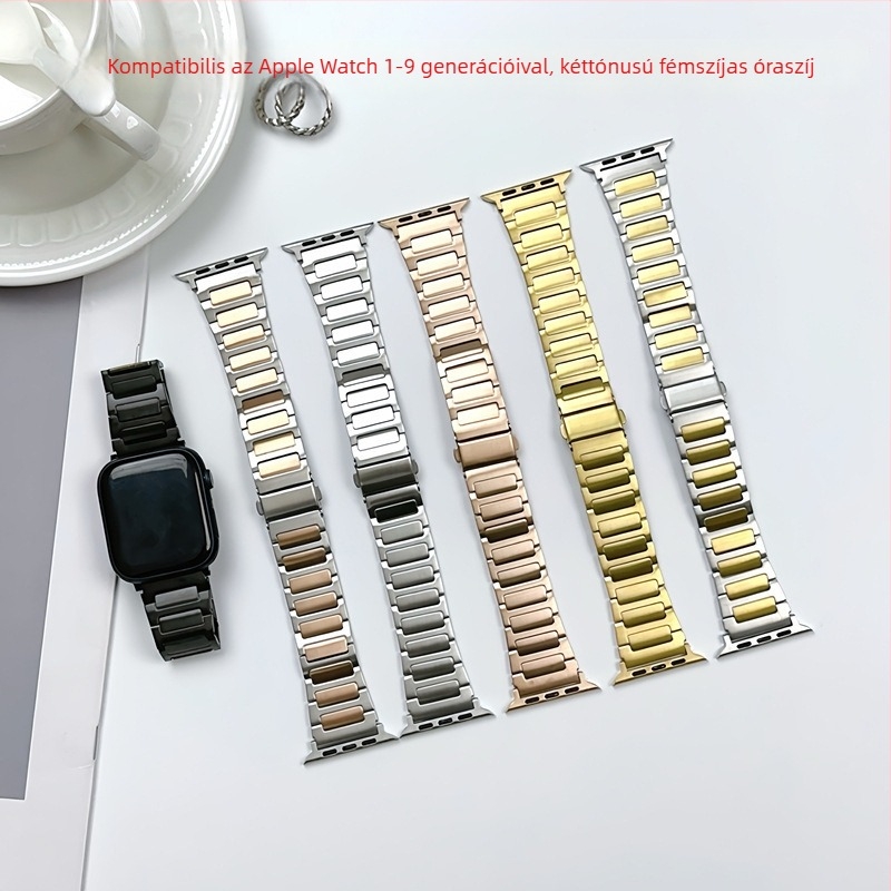 I-formájú rozsdamentes acél szíj Apple Watch Ultra-hoz, 22 mm