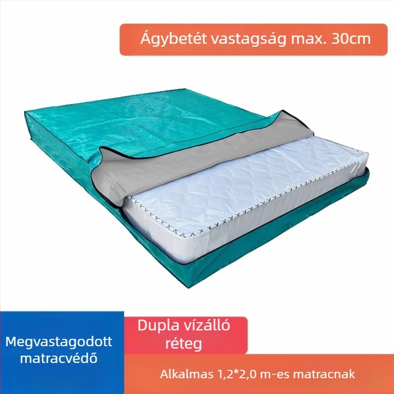 Matrac csomagoló táska, modell 218, kocka alakú, polipropilén anyagú, sokoldalú költöztetéshez