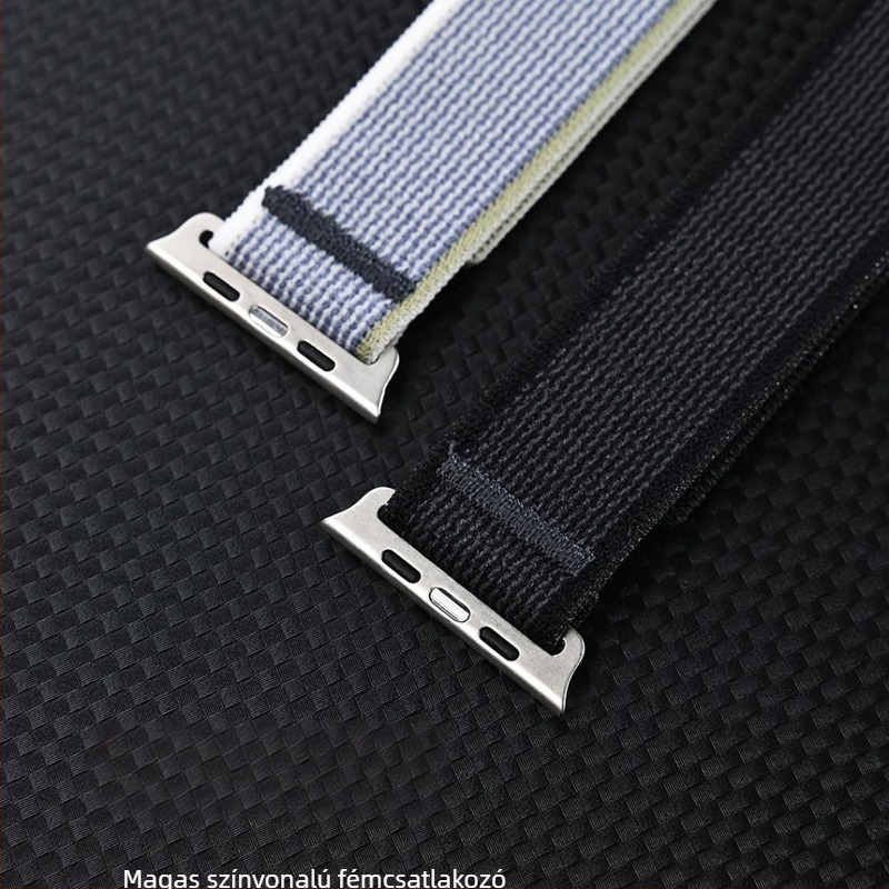 Apple Watch nylon fonott szíj Velcro záródással, kód Wild Energy Loop Velcro, Apple Watch-kompatibilis, testreszabható interfészméretek