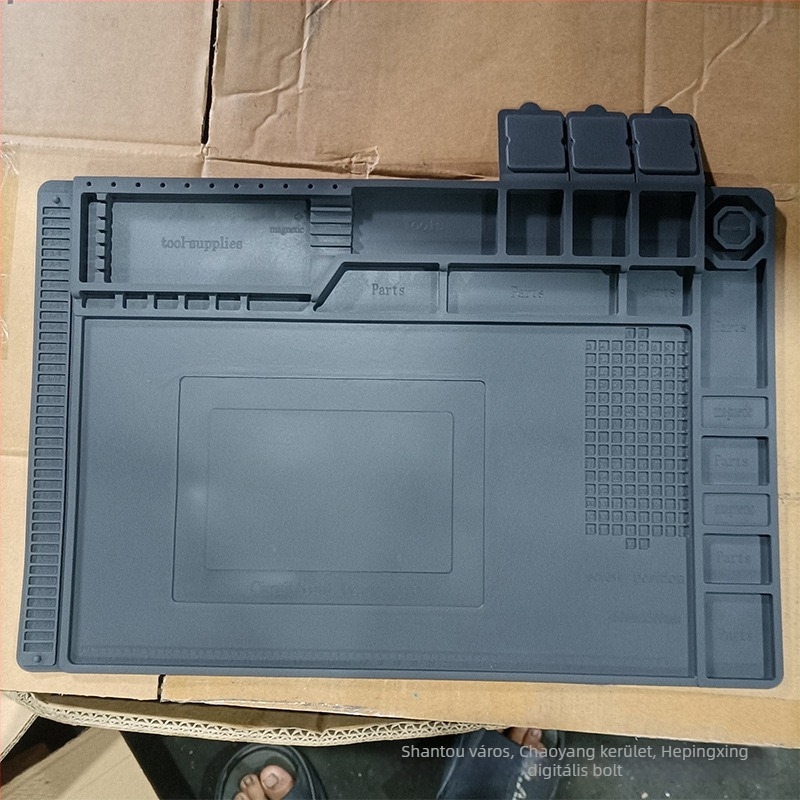 Hőálló szilikon javító matrac IC- és alaplap javításához – mágneses, anti-statikus, munkafelület telekommunikációs karbantartáshoz