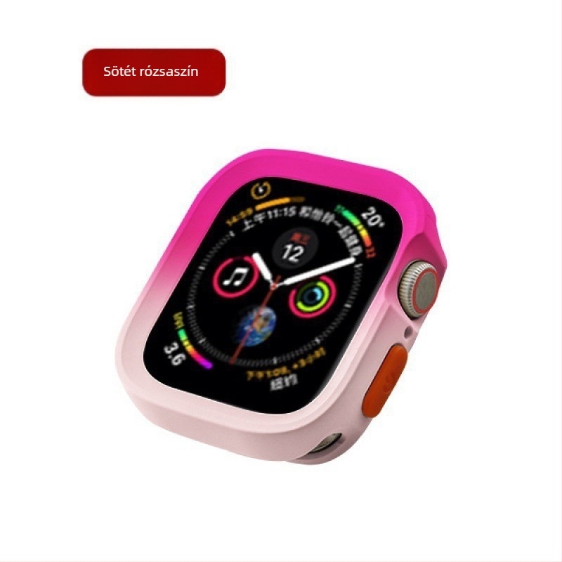 Apple Watchhoz tervezett gradient szilikon védőtok – puha, matt felület