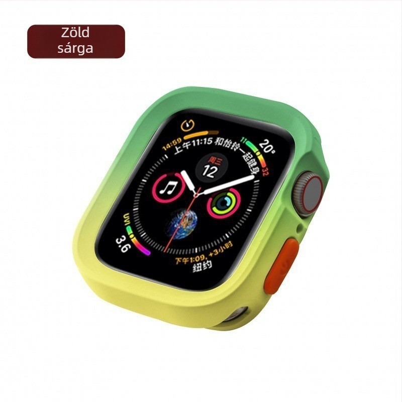 Apple Watchhoz tervezett gradient szilikon védőtok – puha, matt felület
