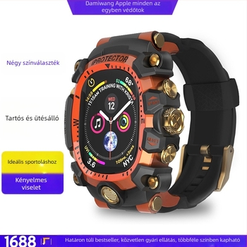 Páncél-stílusú védőtok Apple Watch SE 44–45 mm, TPU burkolat