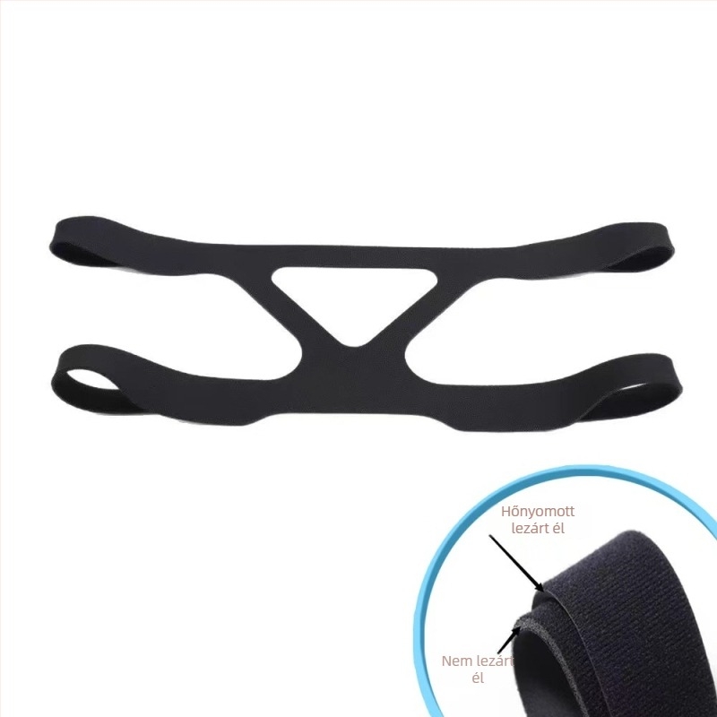 CPAP maszkhöz való fejband — Típus: Ventilátor fejband; Anyag: Nylon + pamut + fleece; Márka: Xinwei; Hivatalosan engedélyezett magánmárka: Igen