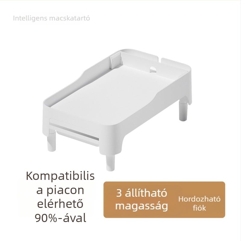 Automata macska- és kutya etető, levehető kialakítás, időzített és adagolt etetés, alkalmazás nélkül