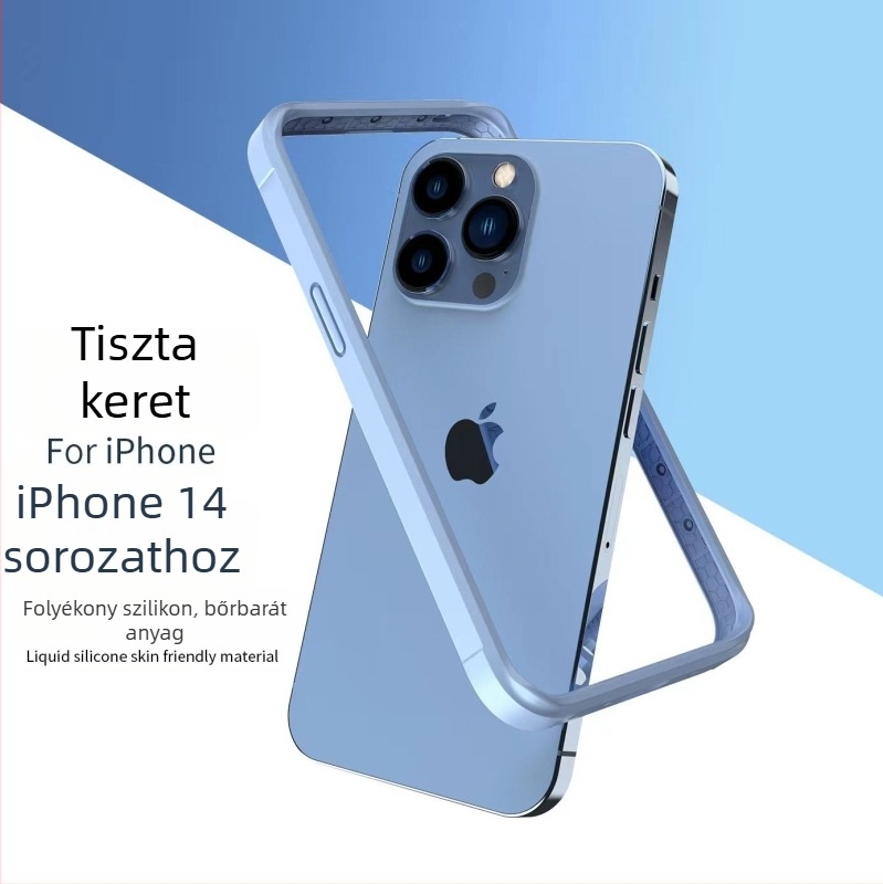 iPhone-hoz készült tok puha szilikon kerettel és folyékony bőr érzetével, fekete, kompatibilis az iPhone 11, 12 Pro/12 Pro Max, 13 Pro Max, 14 Pro Max