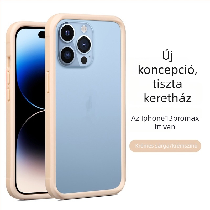 iPhone-hoz készült tok puha szilikon kerettel és folyékony bőr érzetével, fekete, kompatibilis az iPhone 11, 12 Pro/12 Pro Max, 13 Pro Max, 14 Pro Max