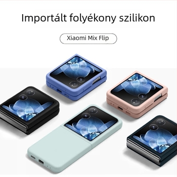 Xiaomi MixFlip mobiltelefon tok - folyékony szilikon puha tok, ütésálló védelem, összecsukható kijelző kompatibilis