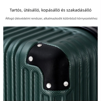 Kézipoggyász, ABS anyag, 2,3 kg, Univerzális kerekek, Zipzár nyitás