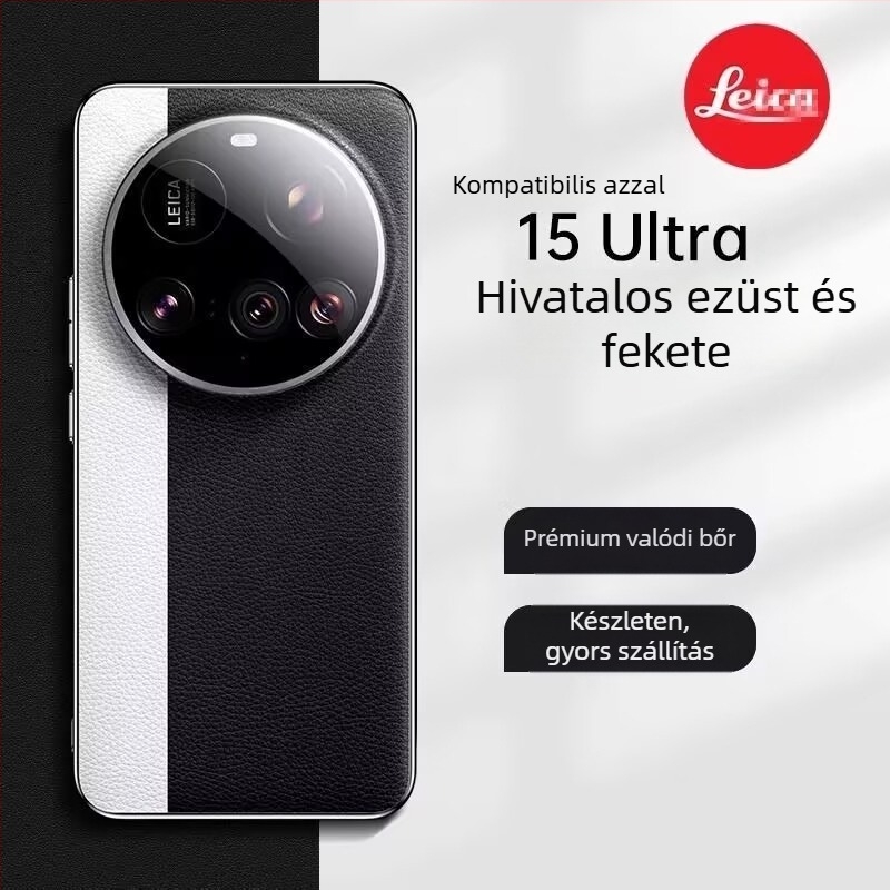 Xiaomi 15 Ultra hátlap tok – Cortex anyag, ütésálló védelem, Impressziós kivitel