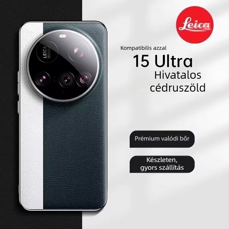 Xiaomi 15 Ultra hátlap tok – Cortex anyag, ütésálló védelem, Impressziós kivitel