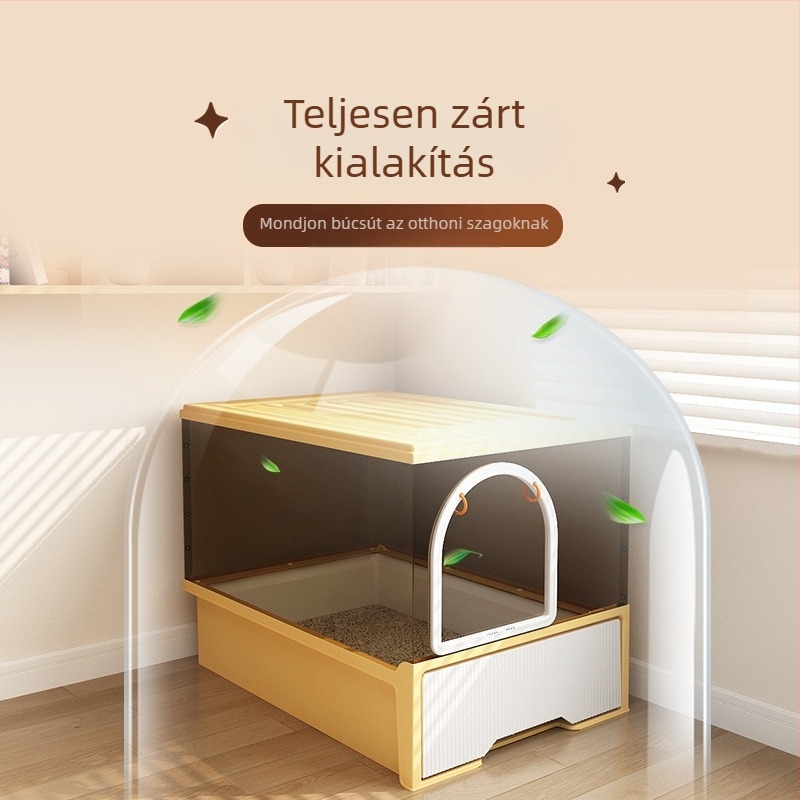 Macskaalom-kosár félzárt, négyszögletes alak, egyéb anyagok, normál specifikációk
