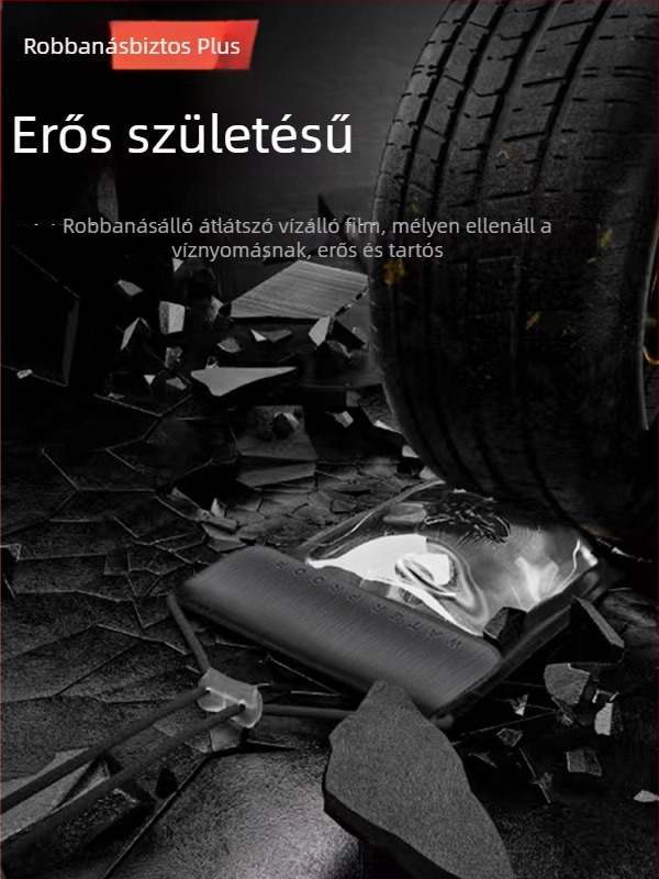 TPU vízálló telefon táska érintőképernyővel, ütés- és kopásálló, 7,5 hüvelykes nagy kapacitású védőtok