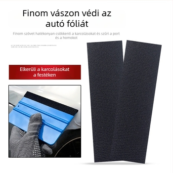 Autófólia eszköz: négyszögletes műanyag kaparó, testre szabható