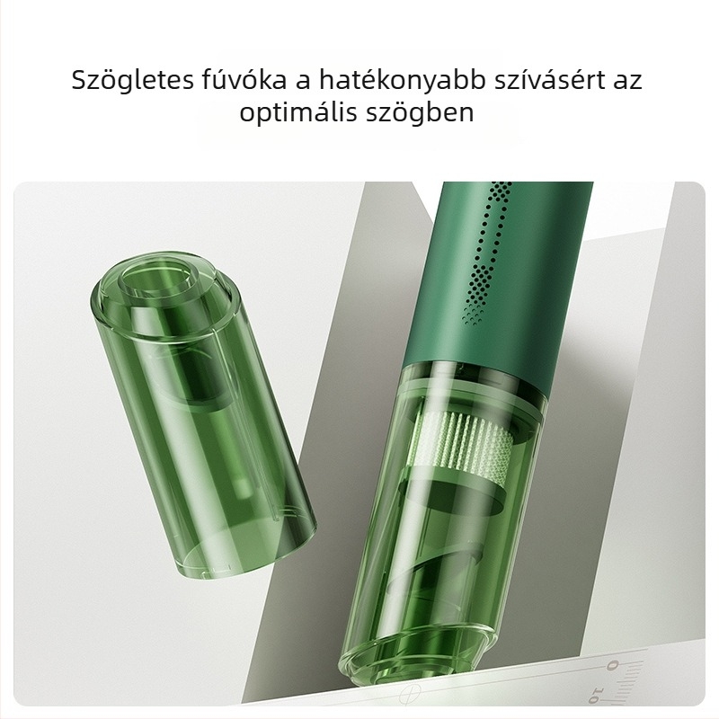 Könnyű, vezeték nélküli autó porszívó, 12V, 60W, 6000Pa szívóerő