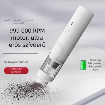Kézi autó-porszívó — 90W, 20000Pa, újratölthető, 3 m hosszú kábel