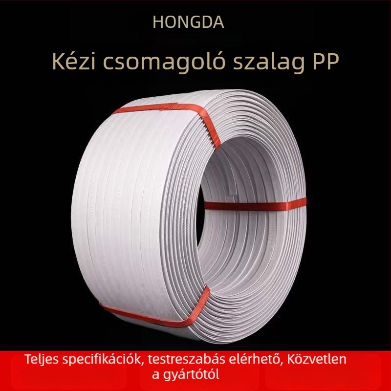 Hongda csomagoló szalag, 60 kg szakítószilárdság, kartoncsomagoláshoz, testreszabható
