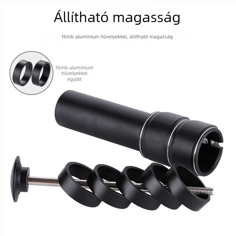 Szabályozható kormányemelő MTB-hez — fém, Lao Gao márka, magáncímke elérhető, uniszex