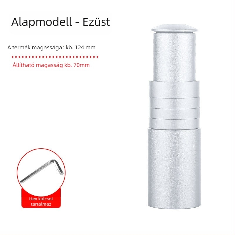 Szabályozható kormányemelő MTB-hez — fém, Lao Gao márka, magáncímke elérhető, uniszex