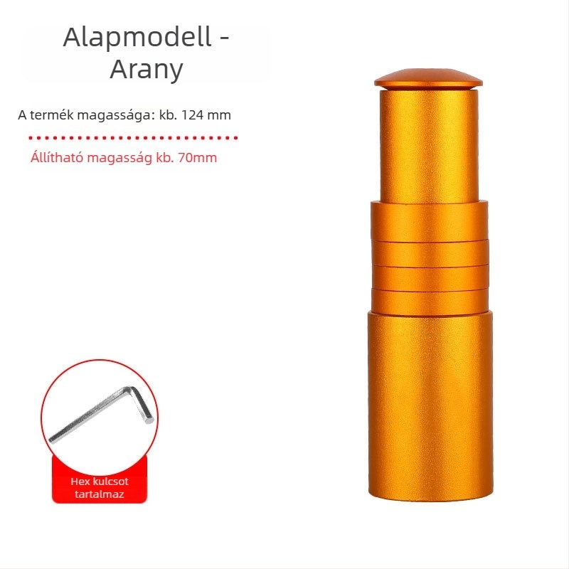 Szabályozható kormányemelő MTB-hez — fém, Lao Gao márka, magáncímke elérhető, uniszex