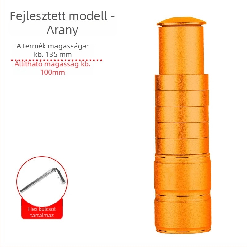 Szabályozható kormányemelő MTB-hez — fém, Lao Gao márka, magáncímke elérhető, uniszex