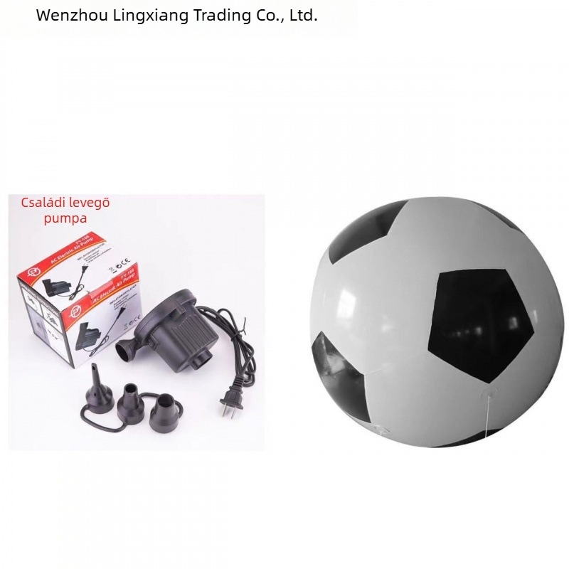 PVC-ből készült felfújható futball-labda, gépi varrással, logónyomás nélkül, általános használatra