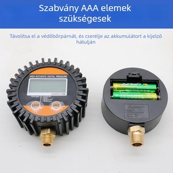 Elektronikus gumiabroncsnyomásmérő digitális kijelzővel (Model 1)
