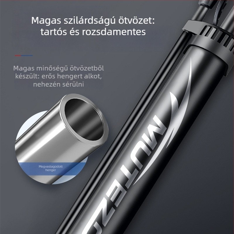 Mingzong márkájú kézi kerékpárpumpa, termékkód Ltao863067395496, nem importált