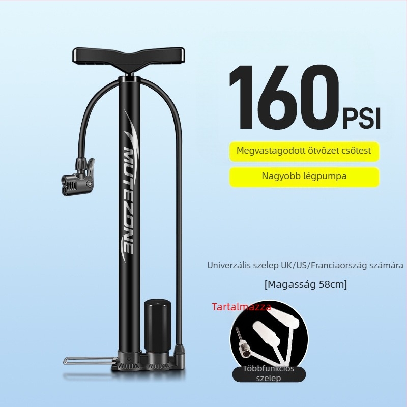 Mingzong márkájú kézi kerékpárpumpa, termékkód Ltao863067395496, nem importált