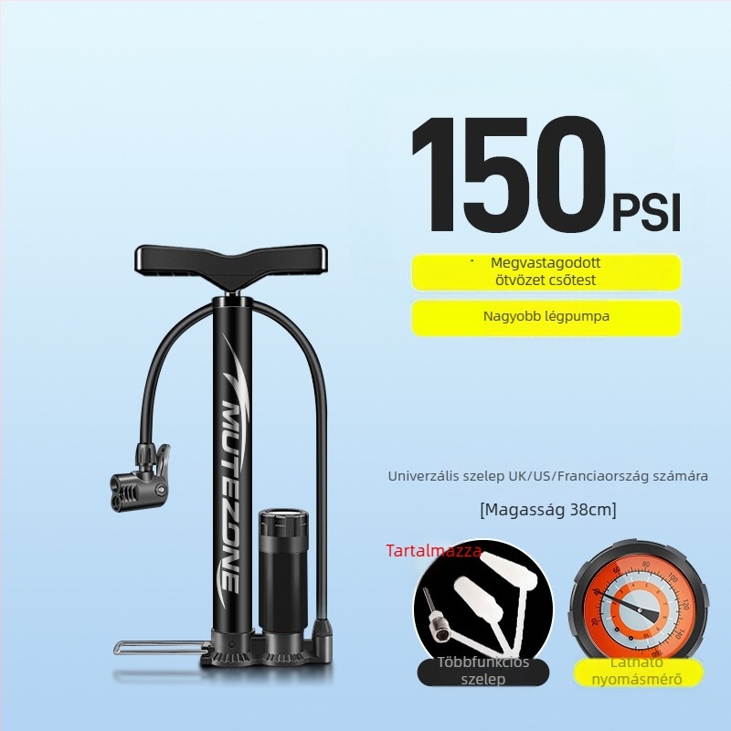 Mingzong márkájú kézi kerékpárpumpa, termékkód Ltao863067395496, nem importált