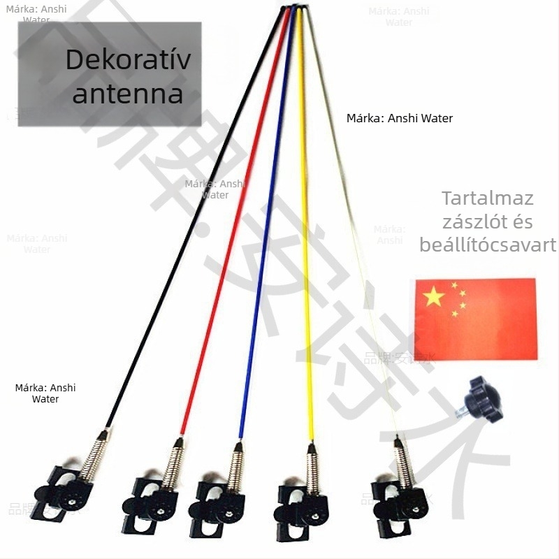Díszítő antenna motorkerékpárokhoz | Szerelés: menetes | Márka: An shishui