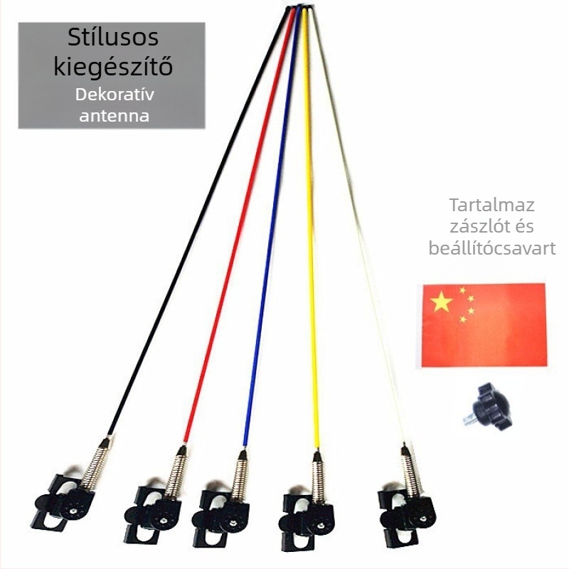 Díszítő antenna motorkerékpárokhoz | Szerelés: menetes | Márka: An shishui