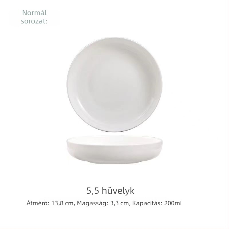 Nest Plate csontporcelán mélytál, kör alakú, nordikus stílusú, mikróhullámú sütőben használható
