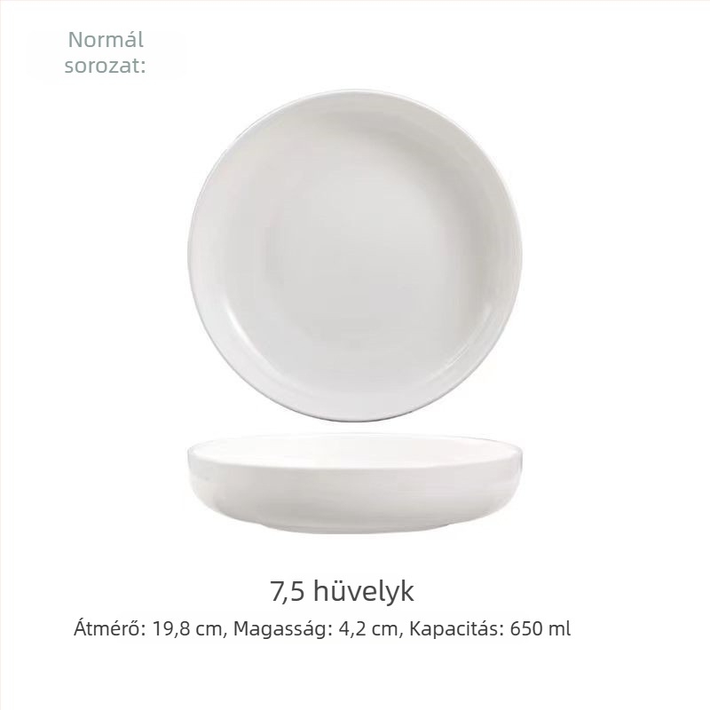 Nest Plate csontporcelán mélytál, kör alakú, nordikus stílusú, mikróhullámú sütőben használható